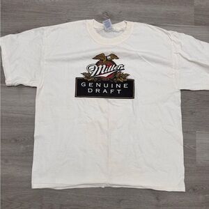 Vintage Miller Genuine Draft Beer T Shirt 90’s XL